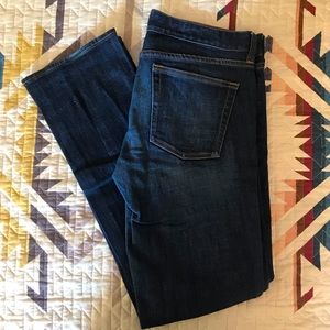 J. Crew Matchstick Dark Blue Jeans